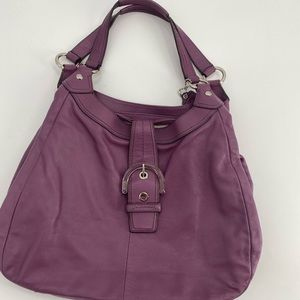 Coach - Leather hobo bag